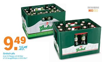 Aanbiedingen Grolsch pils - Grolsch - Geldig van 09/10/2017 tot 15/10/2017 bij Albert Heijn