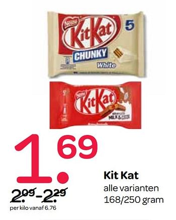 Aanbiedingen Kit kat - Nestlé - Geldig van 05/10/2017 tot 18/10/2017 bij Spar