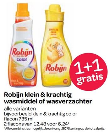 Aanbiedingen Klein + krachtig color flacon - Robijn - Geldig van 05/10/2017 tot 18/10/2017 bij Spar