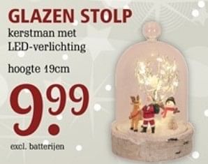 Aanbiedingen Kerst glazen stolp - Huismerk - Van Cranenbroek - Geldig van 09/10/2017 tot 29/10/2017 bij Van Cranenbroek