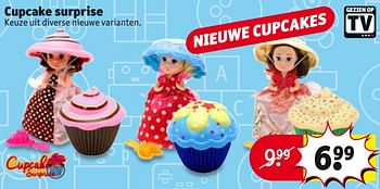 Aanbiedingen Cupcake surprise - Huismerk - Kruidvat - Geldig van 10/10/2017 tot 22/10/2017 bij Kruidvat