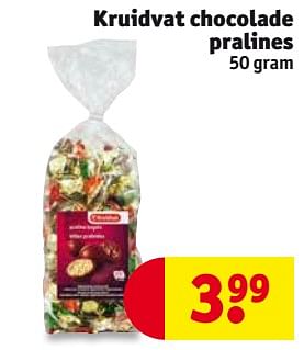 Aanbiedingen Kruidvat chocolade pralines - Huismerk - Kruidvat - Geldig van 10/10/2017 tot 22/10/2017 bij Kruidvat