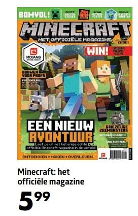 Aanbiedingen Minecraft: het officiële magazine - Huismerk-Bruna - Geldig van 01/10/2017 tot 15/10/2017 bij Bruna
