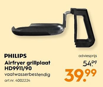 Aanbiedingen Philips airfryer grillplaat hd9911-90 - Philips - Geldig van 07/10/2017 tot 18/10/2017 bij Blokker