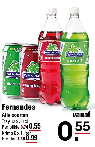 Aanbiedingen Fernandes - Fernandes - Geldig van 05/10/2017 tot 23/10/2017 bij Sligro