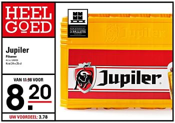 Aanbiedingen Jupiler pilsener - Jupiler - Geldig van 05/10/2017 tot 23/10/2017 bij Sligro