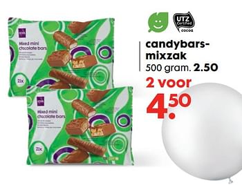 Aanbiedingen Candybarsmixzak - Huismerk - Hema - Geldig van 16/10/2017 tot 05/11/2017 bij Hema
