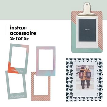 Aanbiedingen Instaxaccessoire - Huismerk - Hema - Geldig van 16/10/2017 tot 05/11/2017 bij Hema