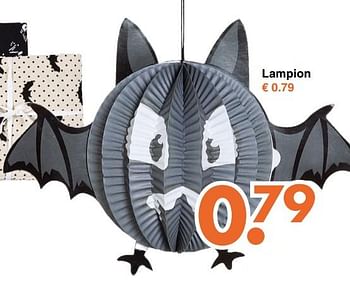 Aanbiedingen Lampion - Huismerk - Wibra - Geldig van 16/10/2017 tot 28/10/2017 bij Wibra