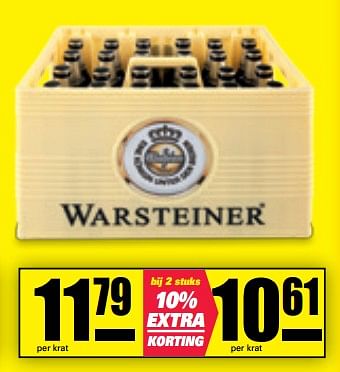 Aanbiedingen Warsteiner - Warsteiner - Geldig van 09/10/2017 tot 15/10/2017 bij Nettorama