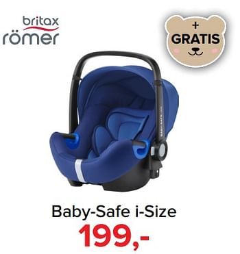 Aanbiedingen Baby-safe i-size - Britax - Geldig van 09/10/2017 tot 29/10/2017 bij Baby-Dump