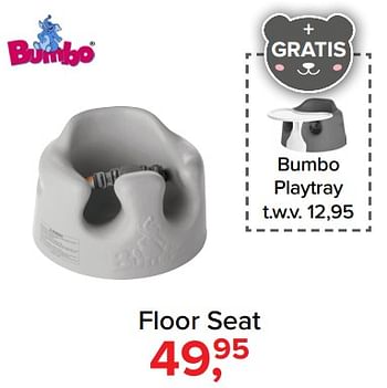 Aanbiedingen Floor seat - Bumbo - Geldig van 09/10/2017 tot 29/10/2017 bij Baby-Dump