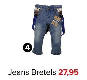 Aanbiedingen Jeans bretels - Dirkje Babywear - Geldig van 09/10/2017 tot 29/10/2017 bij Baby-Dump