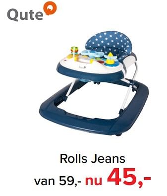 Aanbiedingen Rolls jeans - Qute  - Geldig van 09/10/2017 tot 29/10/2017 bij Baby-Dump