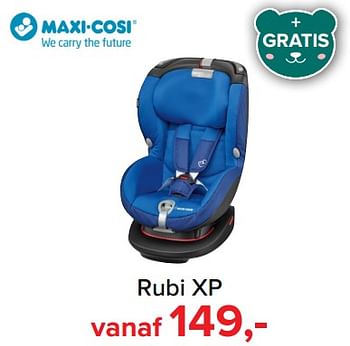 Aanbiedingen Rubi xp - Maxi-cosi - Geldig van 09/10/2017 tot 29/10/2017 bij Baby-Dump