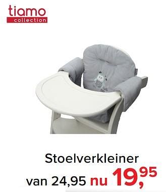 Aanbiedingen Stoelverkleiner - Tiamo - Geldig van 09/10/2017 tot 29/10/2017 bij Baby-Dump