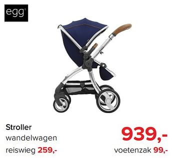 Aanbiedingen Stroller wandelwagen - Egg - Geldig van 09/10/2017 tot 29/10/2017 bij Baby-Dump