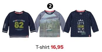 Aanbiedingen T-shirt - Quapi - Geldig van 09/10/2017 tot 29/10/2017 bij Baby-Dump