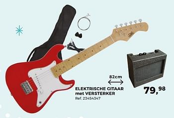 Aanbiedingen Elektrische gitaar met versterker - Huismerk - Supra Bazar - Geldig van 14/10/2017 tot 12/12/2017 bij Supra Bazar