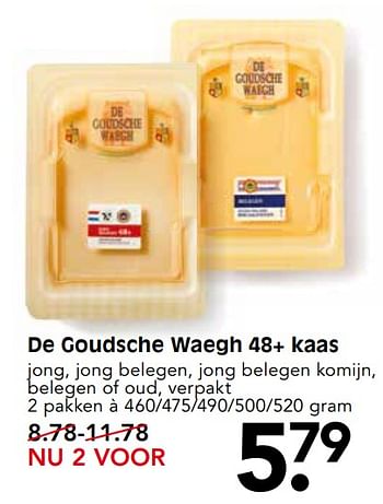 Aanbiedingen De goudsche waegh 48+ kaas - De Goudsche Waegh - Geldig van 15/10/2017 tot 21/10/2017 bij Em-té