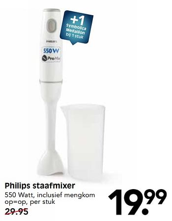 Aanbiedingen Philips staafmixer - Philips - Geldig van 15/10/2017 tot 21/10/2017 bij Em-té