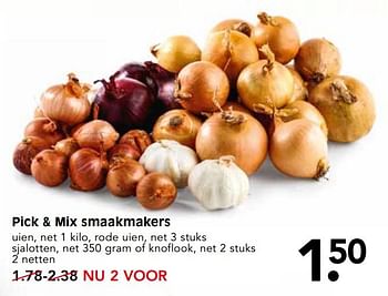 Aanbiedingen Pick + mix smaakmakers - Huismerk - Em-té - Geldig van 15/10/2017 tot 21/10/2017 bij Em-té