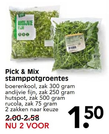Aanbiedingen Pick + mix stamppotgroentes - Huismerk - Em-té - Geldig van 15/10/2017 tot 21/10/2017 bij Em-té