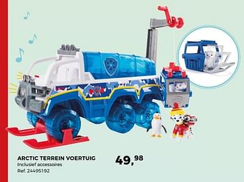 Aanbiedingen Arctic terrein voertuig - PAW  PATROL - Geldig van 14/10/2017 tot 12/12/2017 bij Supra Bazar