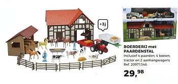 Aanbiedingen Boerderij met paardenstal - Huismerk - Supra Bazar - Geldig van 14/10/2017 tot 12/12/2017 bij Supra Bazar