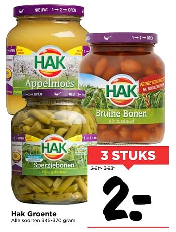 Aanbiedingen Hak groente - Hak - Geldig van 15/10/2017 tot 21/10/2017 bij Vomar
