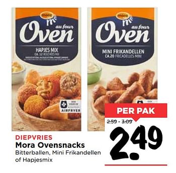 Aanbiedingen Mora ovensnacks - Mora - Geldig van 15/10/2017 tot 21/10/2017 bij Vomar