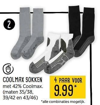 Aanbiedingen Coolmax sokken - Huismerk - Xenos - Geldig van 16/10/2017 tot 29/10/2017 bij Xenos