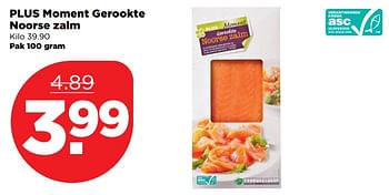 Aanbiedingen Plus moment gerookte noorse zalm - Huismerk - Plus - Geldig van 15/10/2017 tot 21/10/2017 bij Plus