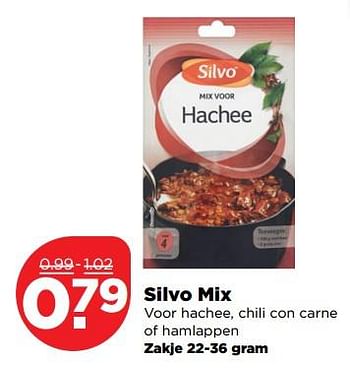 Aanbiedingen Silvo mix voor hachee, chili con carne of hamlappen - Silvo - Geldig van 15/10/2017 tot 21/10/2017 bij Plus