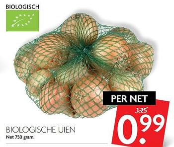 Aanbiedingen Biologische uien - Huismerk - Deka Markt - Geldig van 15/10/2017 tot 21/10/2017 bij Deka Markt