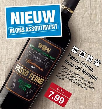 Aanbiedingen Passo fermo, isola dei nuraghi - Rode wijnen - Geldig van 16/10/2017 tot 22/10/2017 bij Aldi