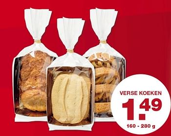 Aanbiedingen Verse koeken - Huismerk - Aldi - Geldig van 16/10/2017 tot 22/10/2017 bij Aldi