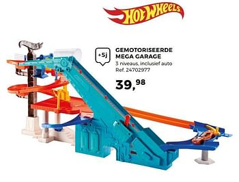 Aanbiedingen Gemotoriseerde mega garage - Hot Wheels - Geldig van 14/10/2017 tot 12/12/2017 bij Supra Bazar