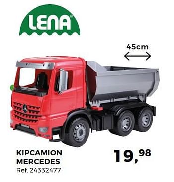 Aanbiedingen Kipcamion mercedes - Lena - Geldig van 14/10/2017 tot 12/12/2017 bij Supra Bazar