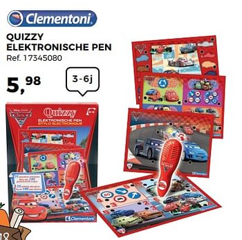 Aanbiedingen Quizzy elektronische pen - Clementoni - Geldig van 14/10/2017 tot 12/12/2017 bij Supra Bazar