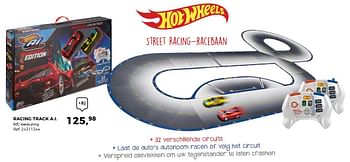 Aanbiedingen Racing track a.i - Hot Wheels - Geldig van 14/10/2017 tot 12/12/2017 bij Supra Bazar