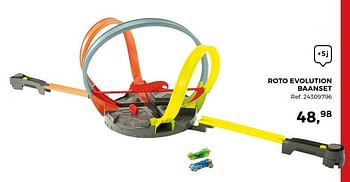 Aanbiedingen Roto evolution baanset - Hot Wheels - Geldig van 14/10/2017 tot 12/12/2017 bij Supra Bazar