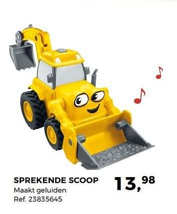 Aanbiedingen Sprekende scoop - Fisher-Price - Geldig van 14/10/2017 tot 12/12/2017 bij Supra Bazar