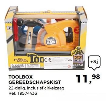 Aanbiedingen Toolbox gereedschapskist - Redbox - Geldig van 14/10/2017 tot 12/12/2017 bij Supra Bazar