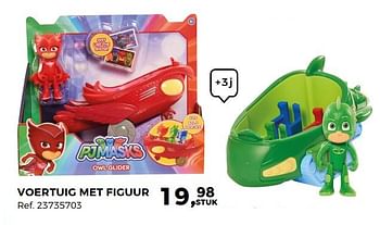 Aanbiedingen Voertuig met figuur - PJ Masks - Geldig van 14/10/2017 tot 12/12/2017 bij Supra Bazar