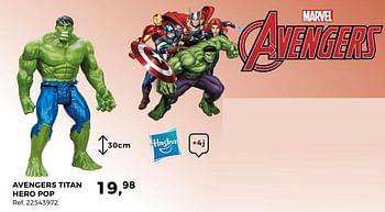 Aanbiedingen Avengers titan hero pop - Hasbro - Geldig van 14/10/2017 tot 12/12/2017 bij Supra Bazar