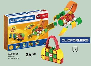 Aanbiedingen Basic set - Clicformers - Geldig van 14/10/2017 tot 12/12/2017 bij Supra Bazar