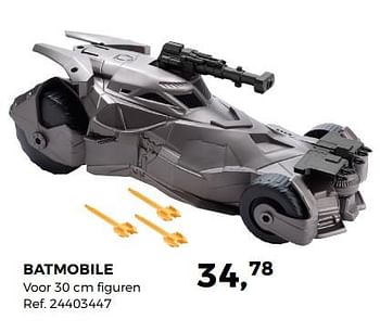 Aanbiedingen Batmobile - Justice League - Geldig van 14/10/2017 tot 12/12/2017 bij Supra Bazar