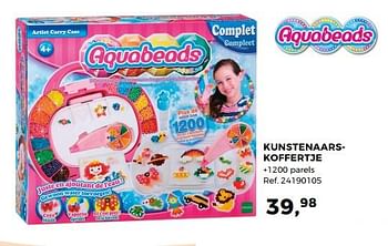 Aanbiedingen Kunstenaars koffertje - Aquabeads - Geldig van 14/10/2017 tot 12/12/2017 bij Supra Bazar