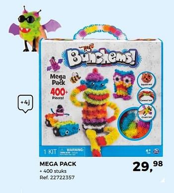 Aanbiedingen Mega pack - Bunchems - Geldig van 14/10/2017 tot 12/12/2017 bij Supra Bazar